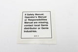DECAL,LABEL,MANUAL NOT HERE
