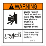 DECAL,WARN,CRUSH HAZARD PLAT