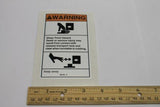 DECAL,WARN,SHEAR TURNTABLE
