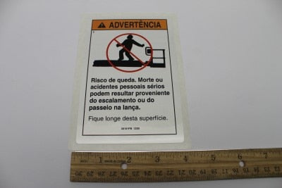 DECAL,WARN,NO STEP OR RIDE
