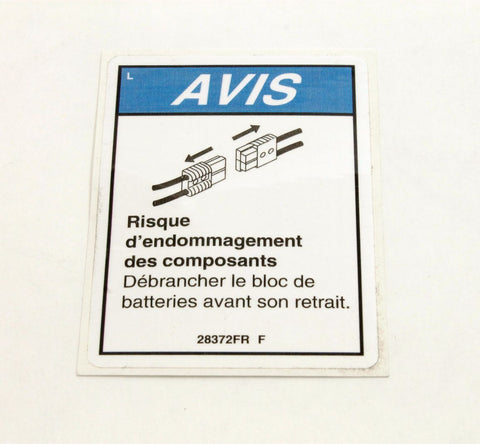 DECAL,BATTERY CABLES