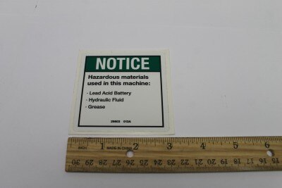 DECAL,NOTICE,HAZARD.MATLS.DC