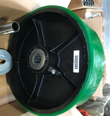 WHEEL,10POLY W/ROLLER BEARING