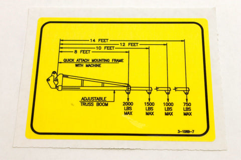 DECAL,TRUSS BOOM