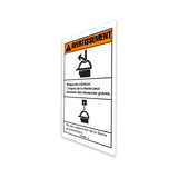 DECAL,WARNING COLLISION HAZARD