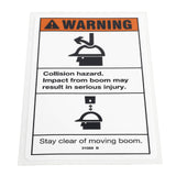 DECAL,WARNING COLLISION HAZARD