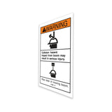 DECAL,WARNING COLLISION HAZARD