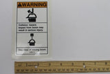 DECAL,WARNING COLLISION HAZARD