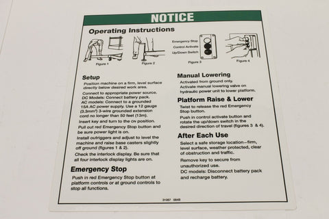 DECAL,NOTICE,OPER.INSTRUCT,AWP