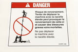 DECAL,DANGER,TIP-OVER HAZARD