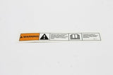 DECAL,WARNING,FAILURE TO READ
