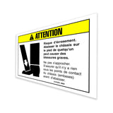 DECAL,CAUTION,CRUSHING HAZARD