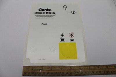 DECAL,LABEL,INTERLOCK DISPLAY