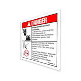 DECAL,DANGER-ELEC HAZ,PLUG