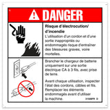 DECAL,DANGER-ELEC HAZ,PLUG