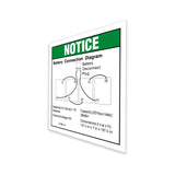 DECAL,NOTICE,BATT CONNECTION