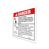 DECAL,DANGER,TIP-OVER BATTERY