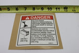 DECAL,DANGER,TIP-OVER BATTERY