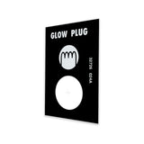 DECAL,OPTION GLOW PLUGS***