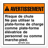 DECAL,WARNING,FALL HAZARD