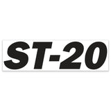 DECAL,MODEL HEIGHT ST20