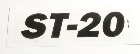 DECAL,MODEL HEIGHT ST20