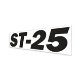 DECAL,MODEL HEIGHT,ST25