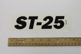 DECAL,MODEL HEIGHT,ST25