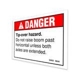 DECAL,DANGER,TIPOVER,AXLES
