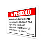 DECAL, DANGER, TIPOVER, AXLES