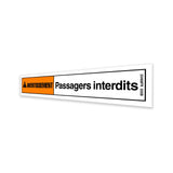DECAL,WARNING,NO RIDERS