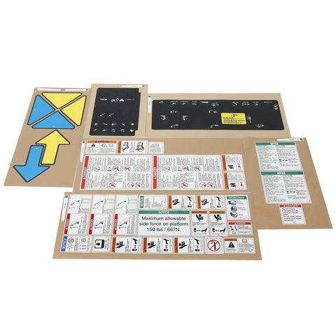 DECAL KIT,SAFETY/INSTRUCTIONA*