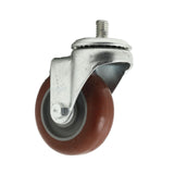 CASTER, POST, 3.5 (DARK RED)