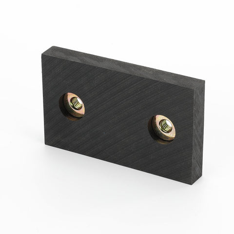 WEAR PAD,5 X 3 X .625 W/NUTS