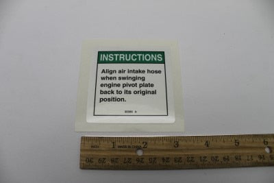 DECAL,NOTICE,AIR INLET***