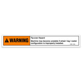DECAL,WARNING,TIP-OVER