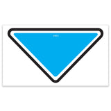 DECAL,TRIANGLE,BLUE