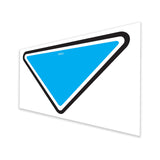 DECAL,TRIANGLE,BLUE
