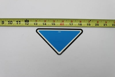 DECAL,TRIANGLE,BLUE