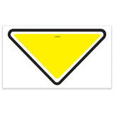 DECAL,TRIANGLE,YELLOW