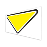 DECAL,TRIANGLE,YELLOW