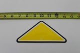 DECAL,TRIANGLE,YELLOW