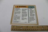 DECAL,WARNING,LADDER SAFE/SET