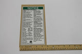 DECAL,NOTICE,OPER.INST.,AWP-S