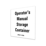 DECAL,LABEL, OM STORAGE