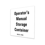 DECAL,LABEL, OM STORAGE