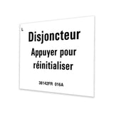 DECAL, LABEL, CIRCUIT BREAKER