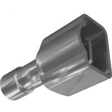 COUPLER, MALE, BRAZED SEAM: 16/14