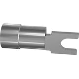 TERMINAL, FORK, #8, 12-10 AWG, TIN, 0.225 OD, PANDUIT, STRIP