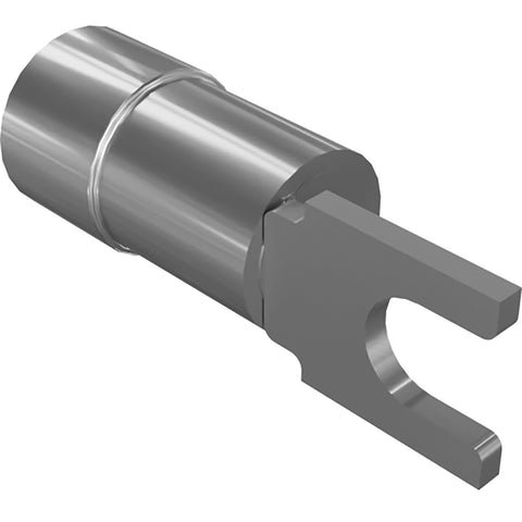 TERMINAL, FORK, #8, 12-10 AWG, TIN, 0.225 OD, PANDUIT, STRIP